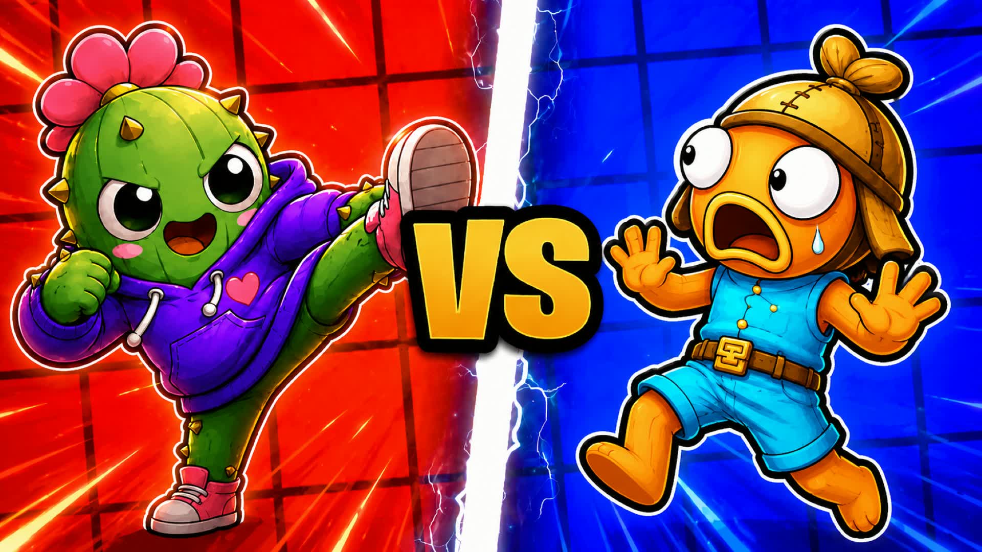 🌵CACTUS KICKER🔴VS🔵FISHSTICK