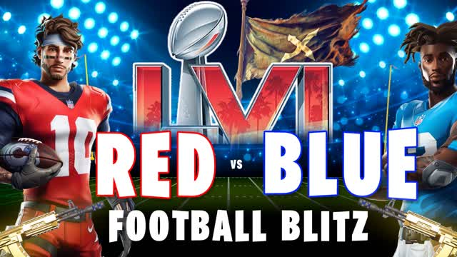 Red vs Blue Football Blitz