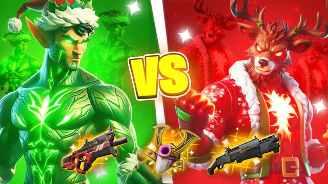 🔴Rudolph Vs Elves 🔵