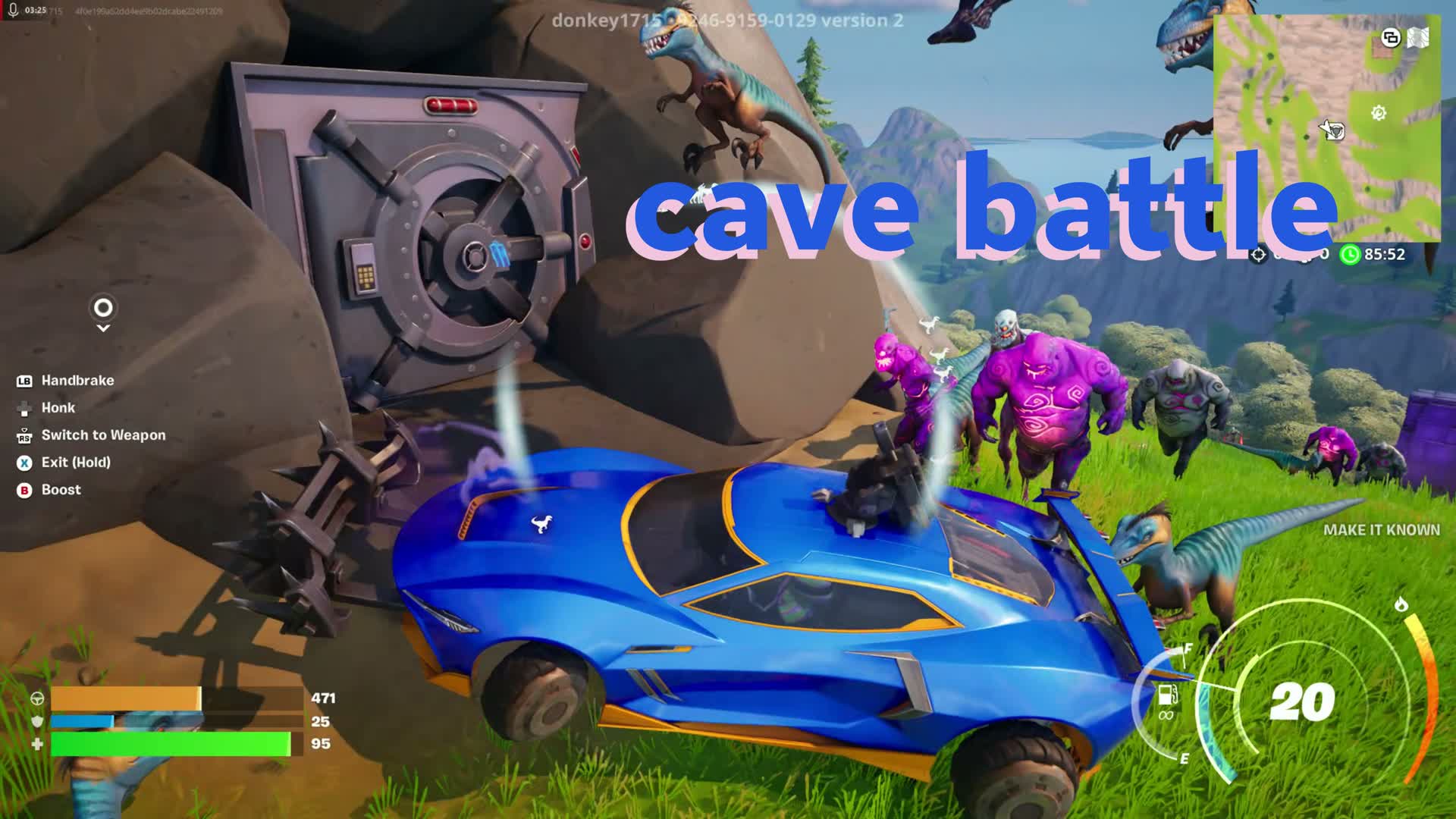 cave battle