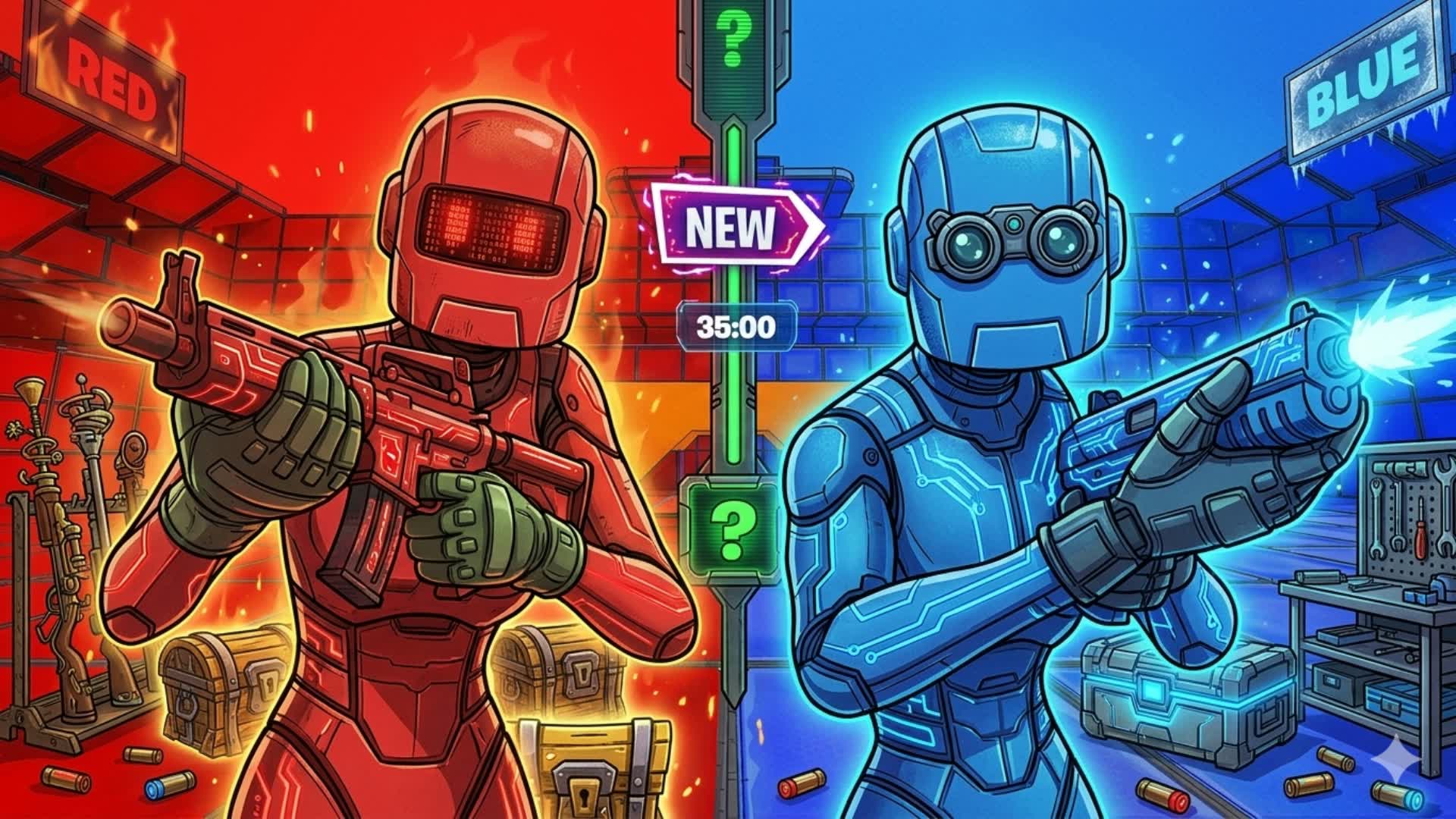 INSANE RED VS BLUE 🔴🔵 I45