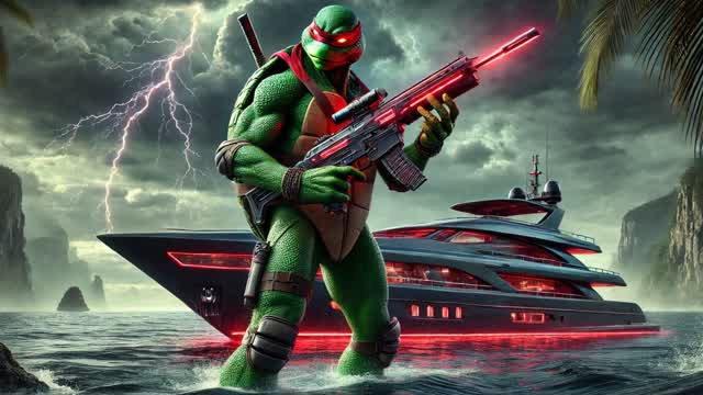 GUN GAME🎯 - ONE SHOT🔫 - TMNT