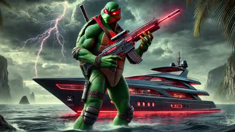 GUN GAME🎯 - ONE SHOT🔫 - TMNT