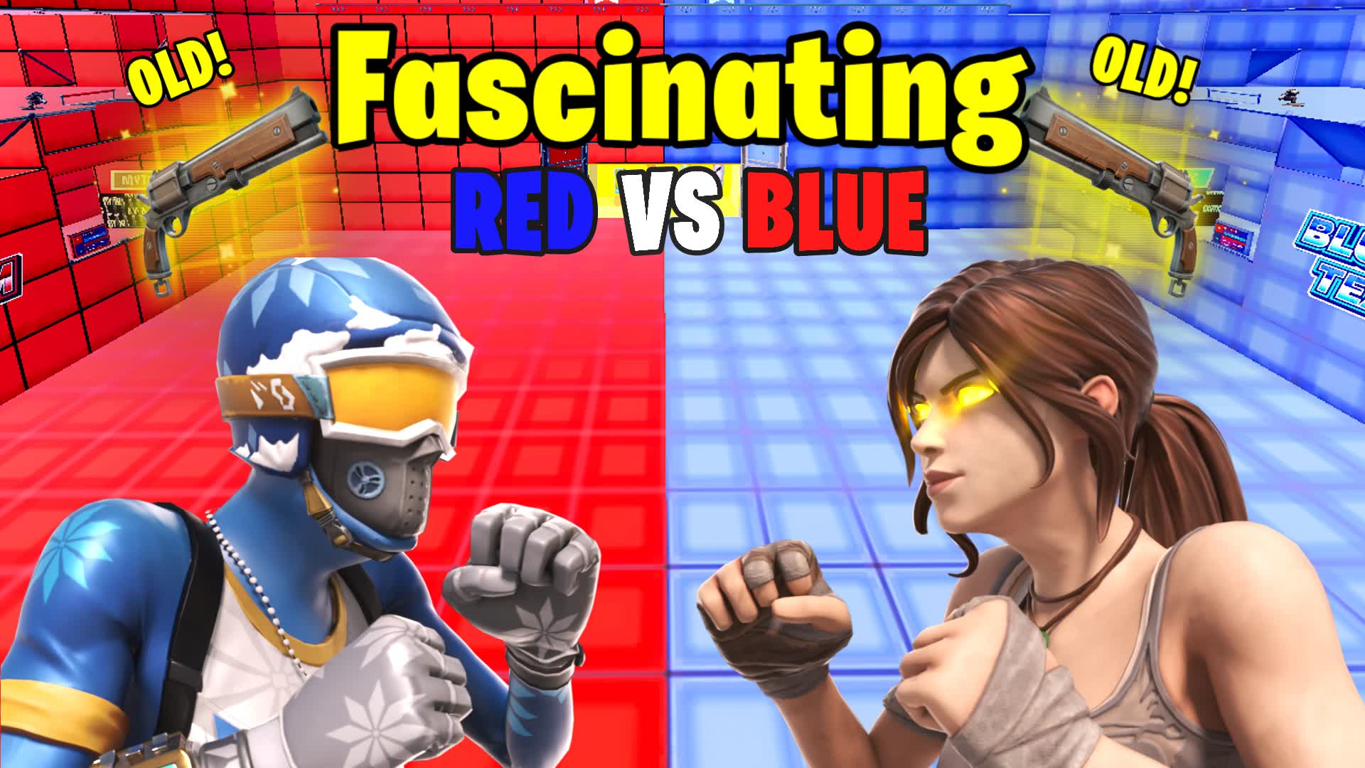 FASCINATING RED VS BLUE TMNT