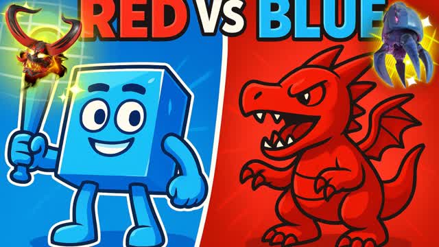 🔴TEAM RED VS BLUE 🔵