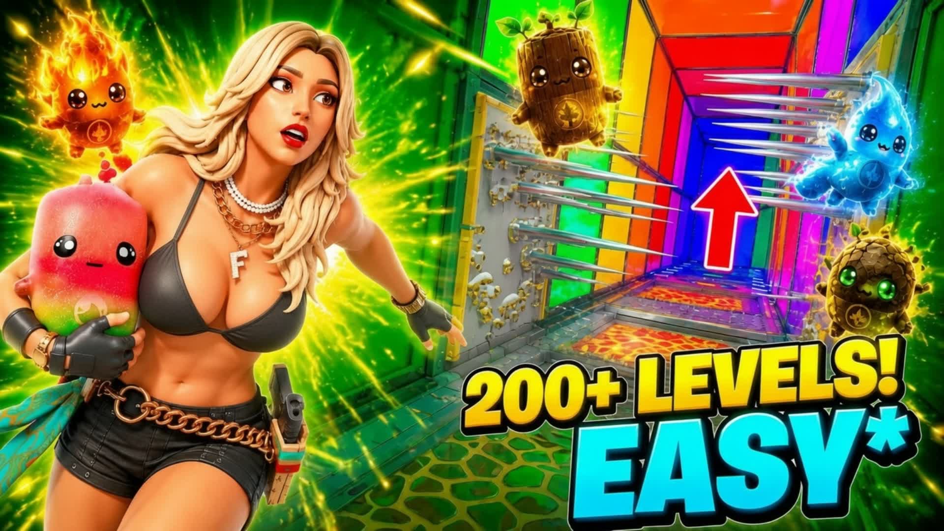 PARKOUR EASY + 200 LEVELS SPIRITS