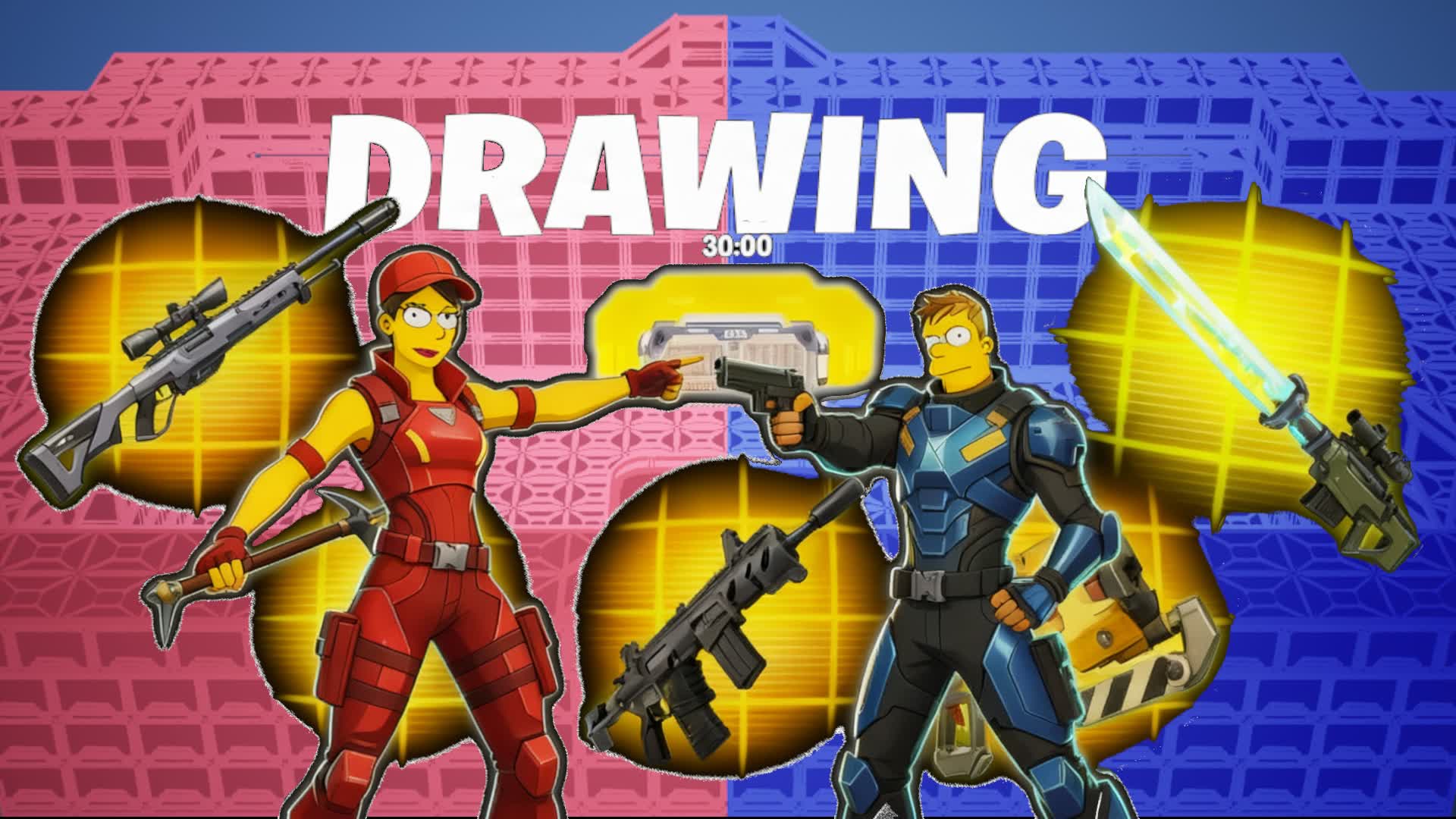🔴​ Drawing Red Vs Blue 🔵