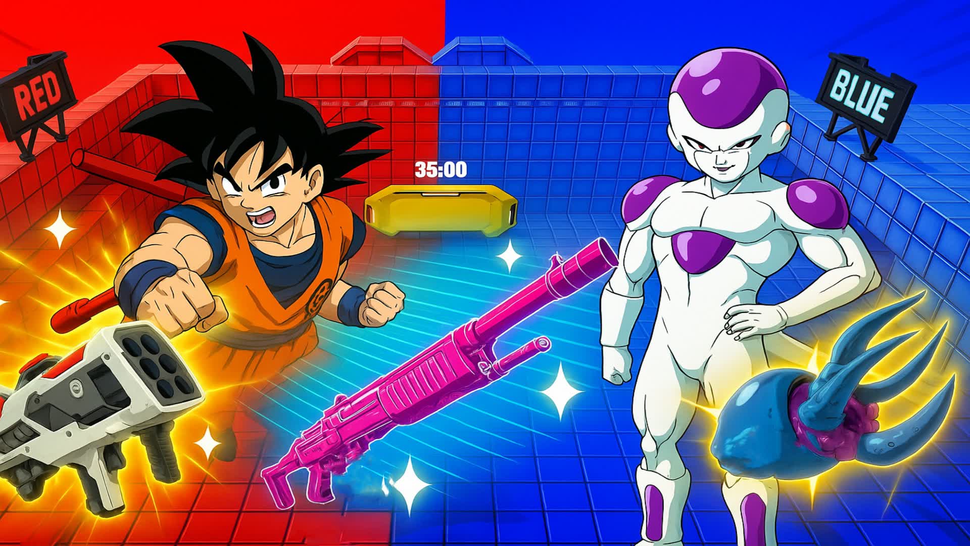 SON GOKU VS FRIEZA RED VS BLUE 2.0