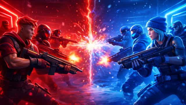 RED vs BLUE🔴🔵Fight