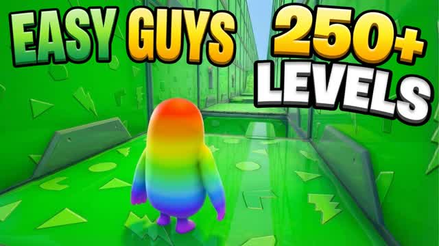 FALL GUYS SUPER 250+ OBBY PARKOUR