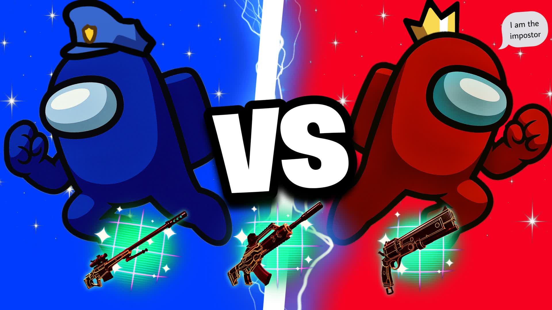 Super Among Us🤨RED vs BLUE🔴🔵