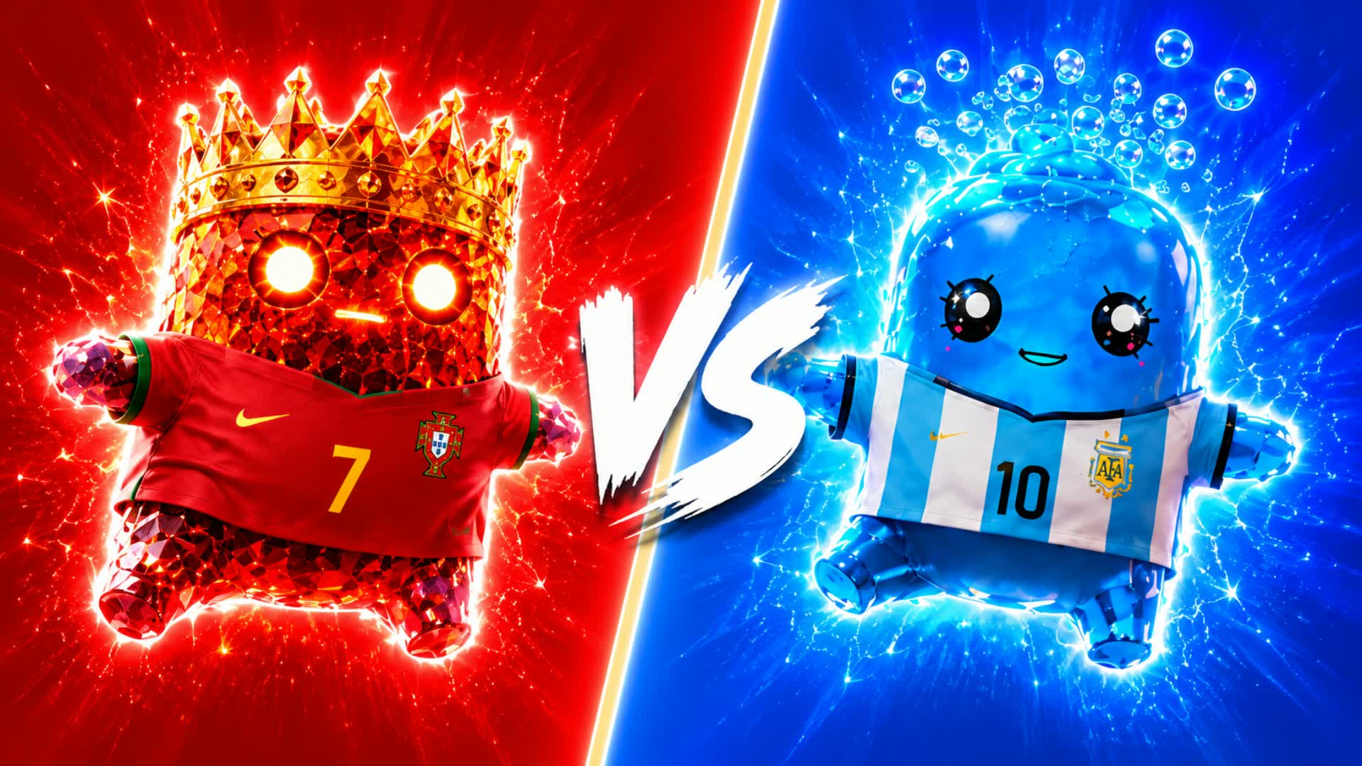 GOATS 赤 vs 青🔴🔵フットボール