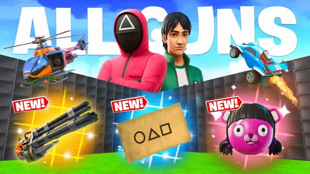 1v1 With Every Gun Squid Games FFA 🔫