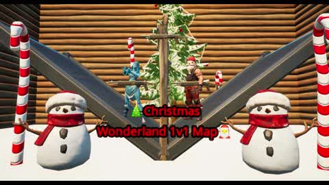 ☃️🎄Christmas Wonderland 1v1 Map🎅❄️