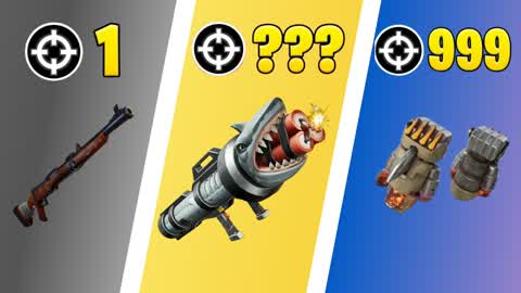 🔫The Shark GUN GAME🎯ONE SHOT🎯