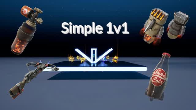 NEW Simple 1v1 🔳🔲 -  بسيطة واحدة لواحد