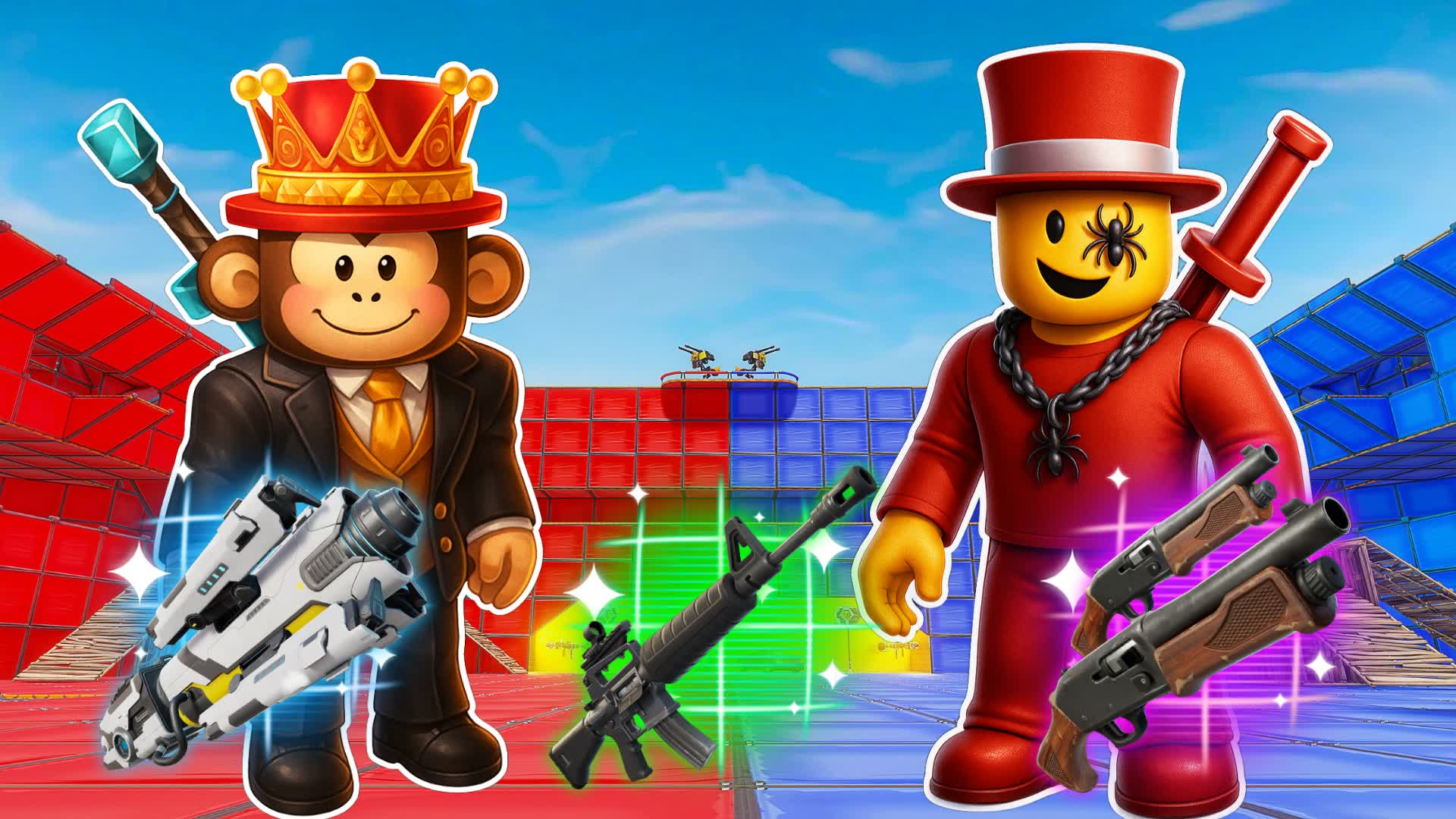 RED VS BLUE 🔴🔵 HYPE MAP