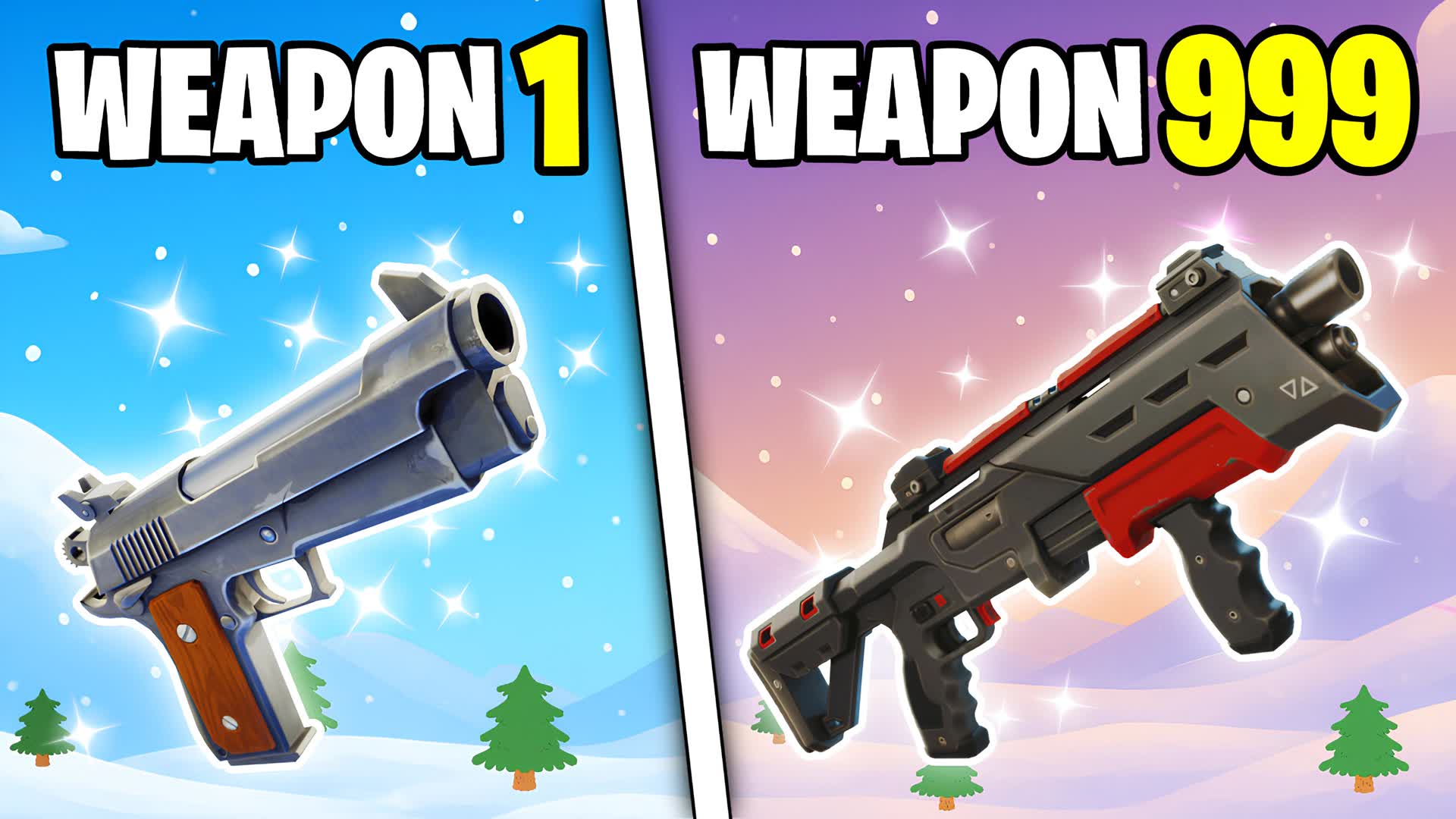 SUPER WINTERFEST🎄GUN GAME❄️ONE SHOT🤯