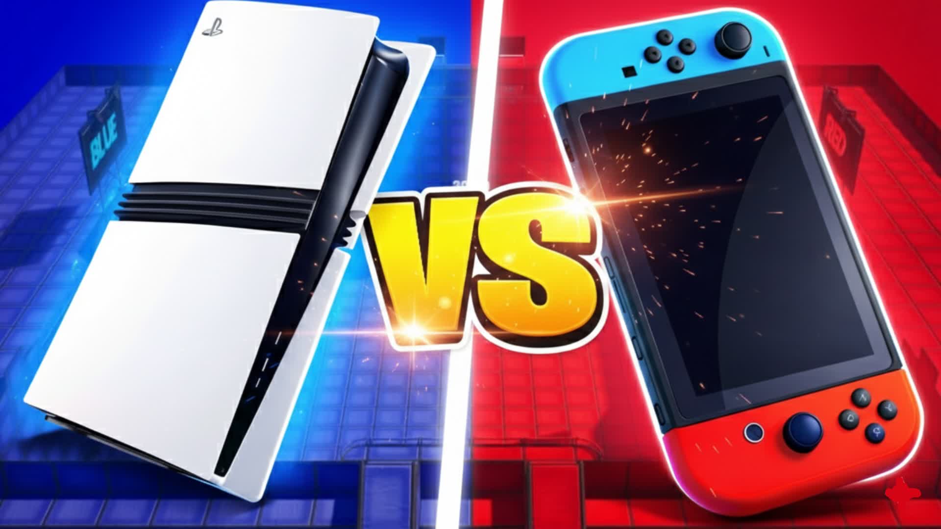 MEGA SWITCH VS CONSOLE 🔴🔵 RED VS BLUE