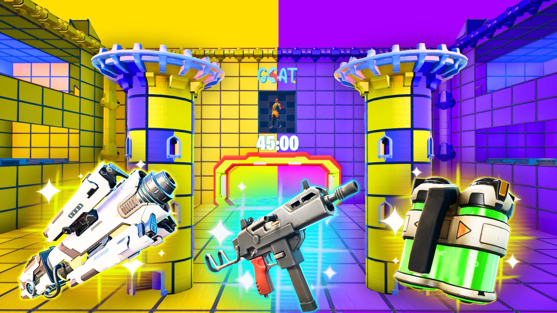 TOWER FIGHT PURPLE VS YELLOW 🟣🟡