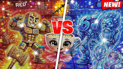 POWER  RED VS BLUE 🔵🔴