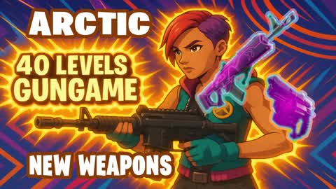 ARCTIC 40 LEVELS GUN GAME❄️