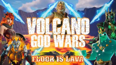 VOLCANO GOD WARS - Floor Is Lava🌋