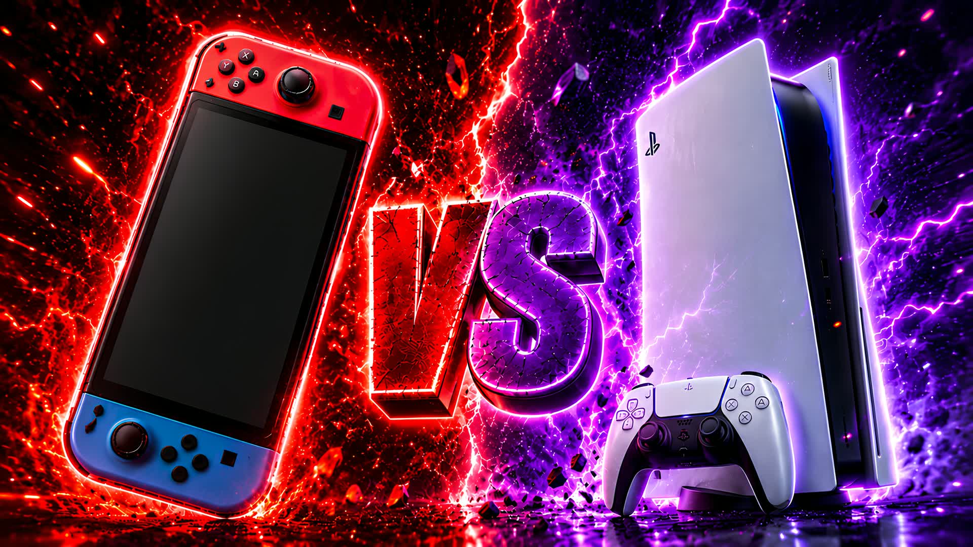 CONSOLE X RED VS BLUE 🔴🔵 PURPLE