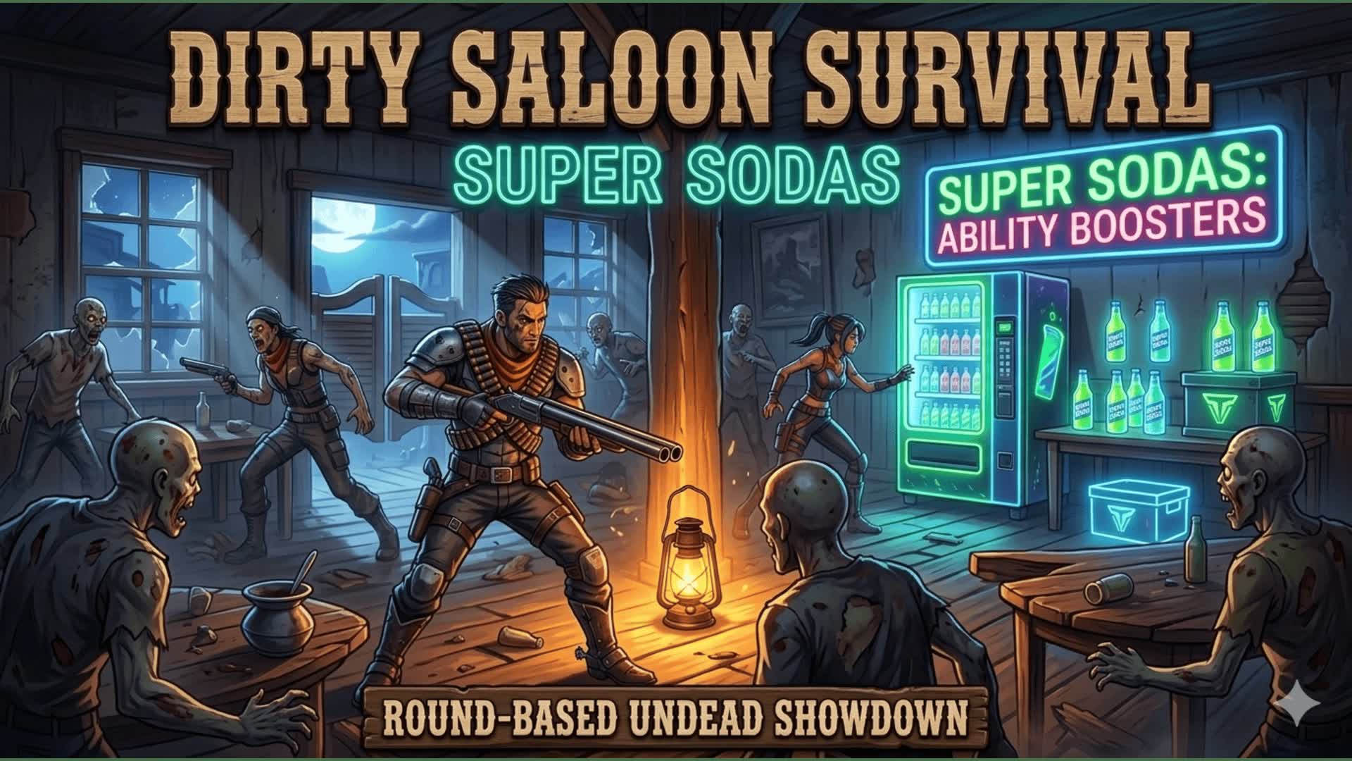 サルーン・アンデッド：スーパーソーダサバイバル🥤💥