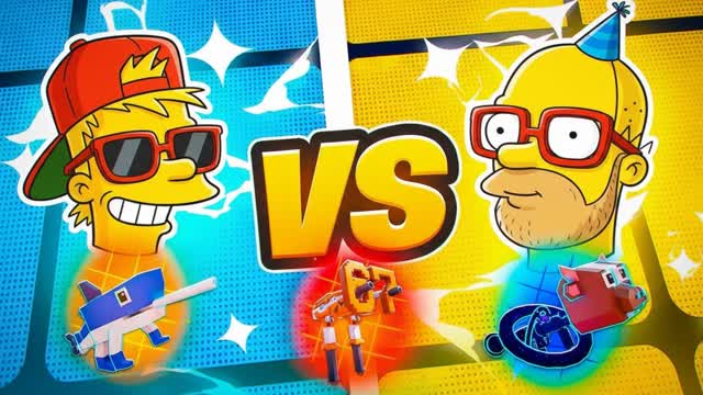 Capture 2 – Simpsons red vs blue very fun