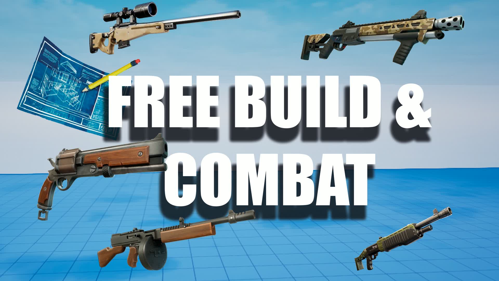 建築と戦闘の無料練習