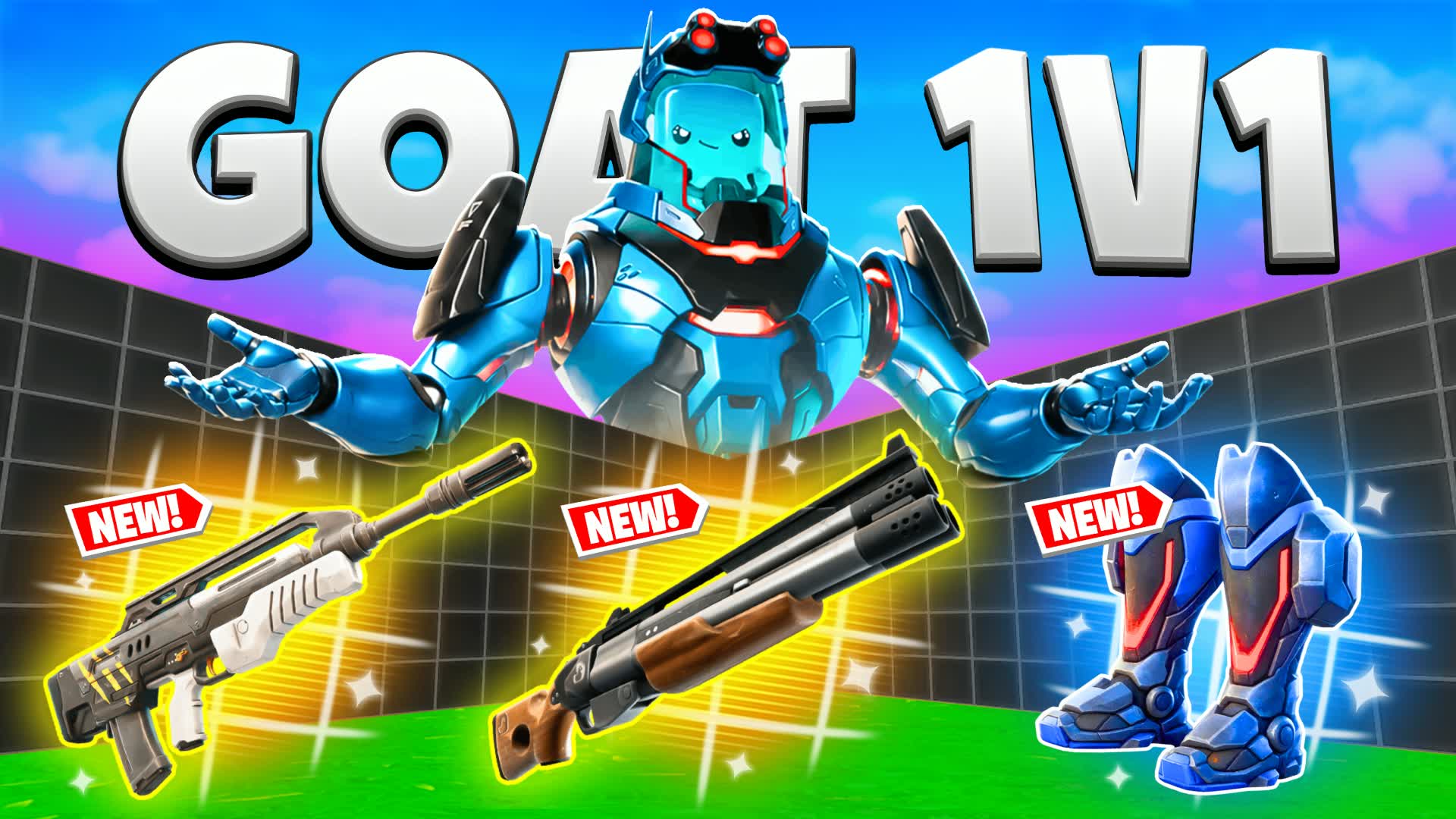 HYPER 1V1 FFA - ALL GUNS & RIDES