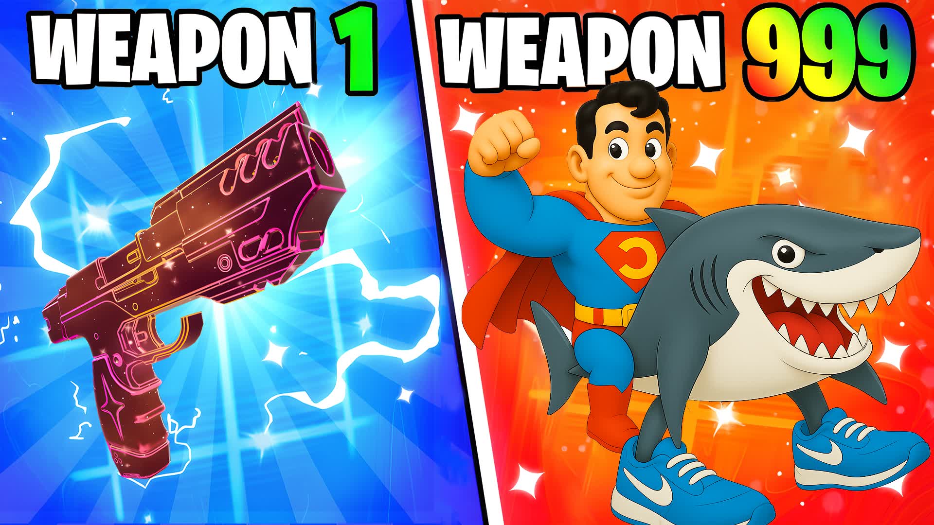 🦸‍♂️SUPER GUN GAME🔫ONE SHOT💥Tralalero
