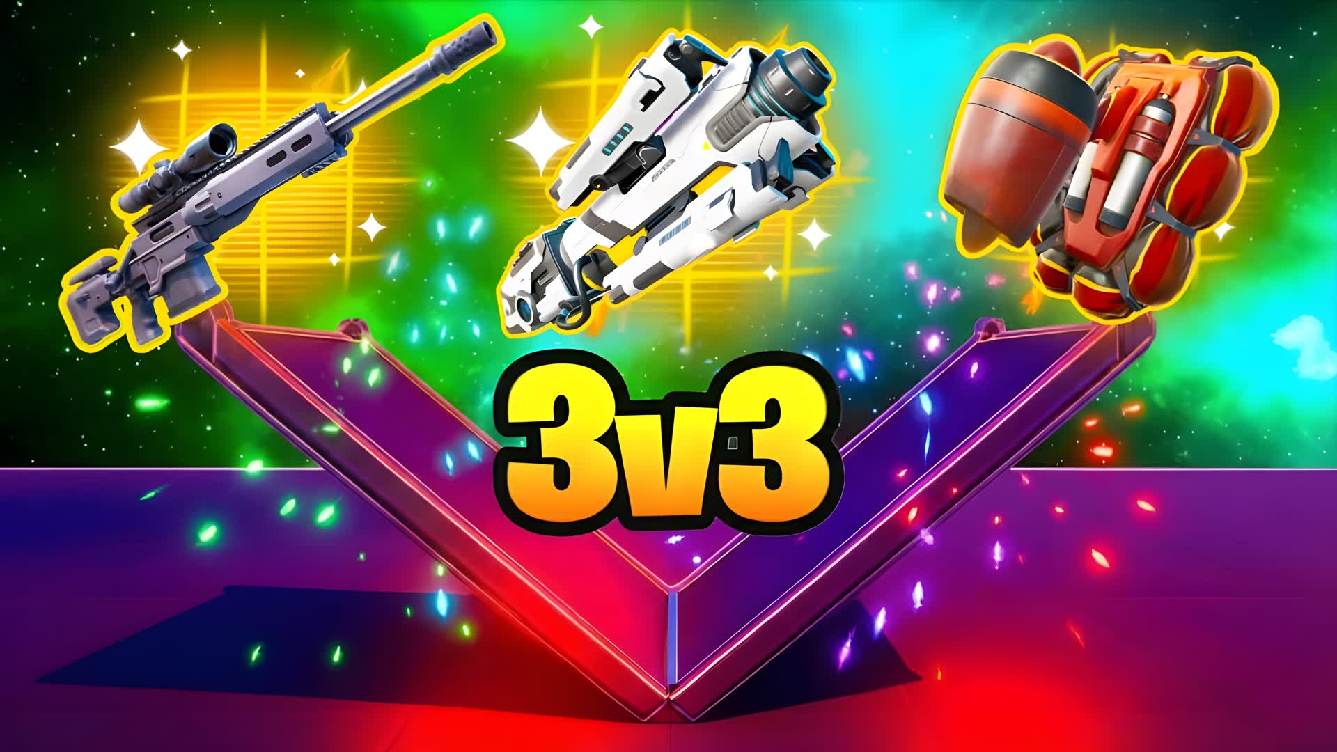 ALL WEAPONS 3V3 WITH ALL NEW GUNS