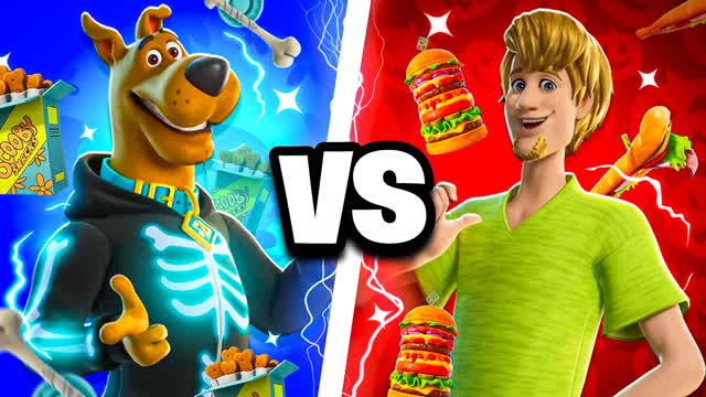 SHAGGY VS SCOOBY DOO RED VS BLUE🔵🔴