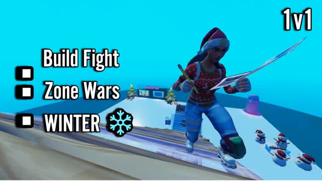Build fight ⚔️ Zone Wars ❄️WINTER ❄️