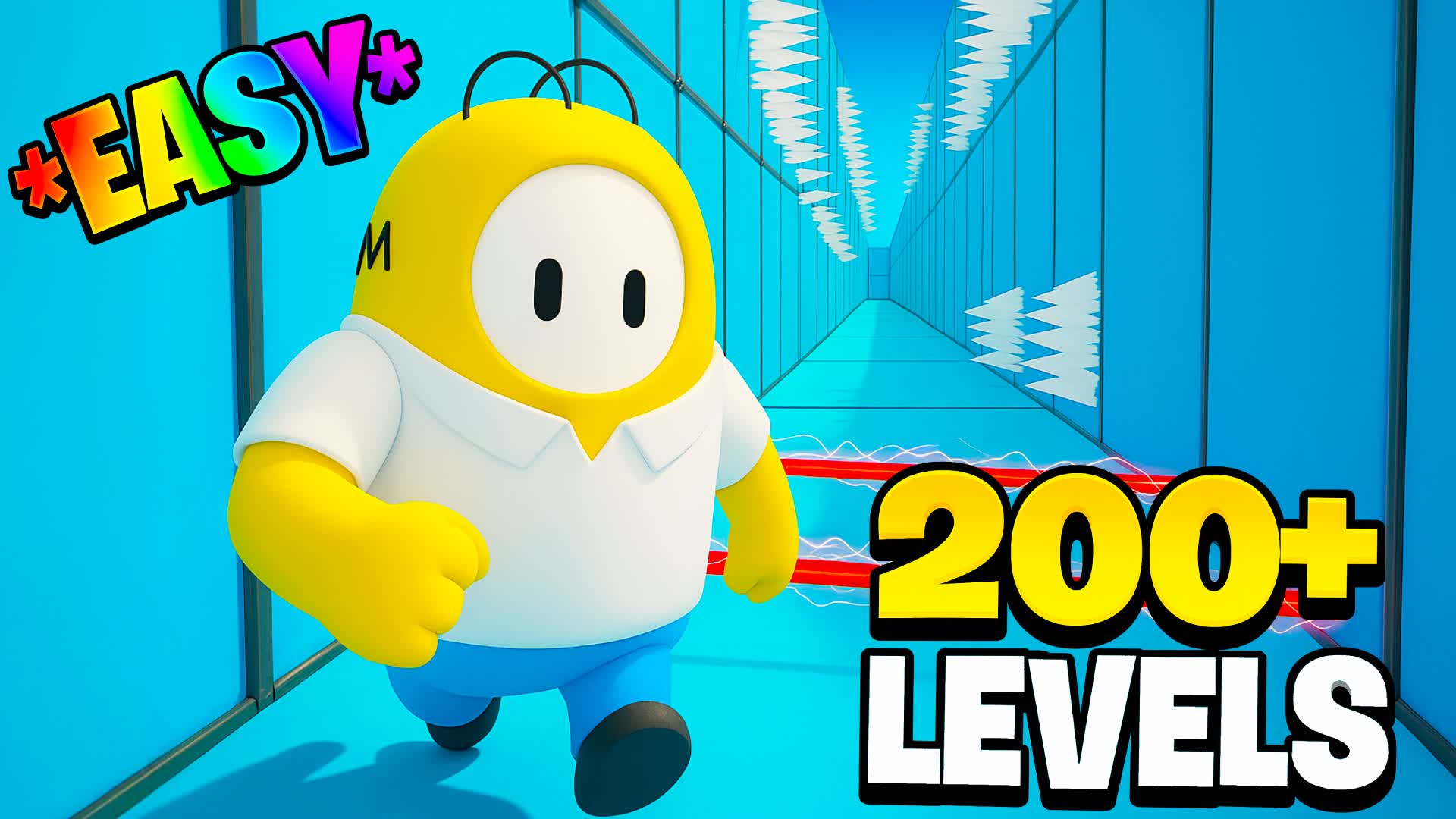 CRAZY FUN PARKOUR 200+ LEVELS🌈FALL GUYS