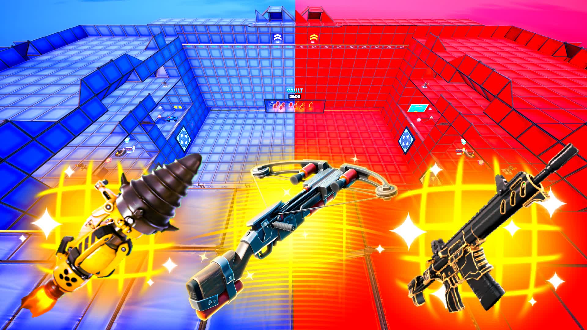 SUPERHERO MEGA RED VS BLUE 🔴🔵