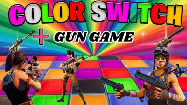 🌈Color switch + gun game🔫