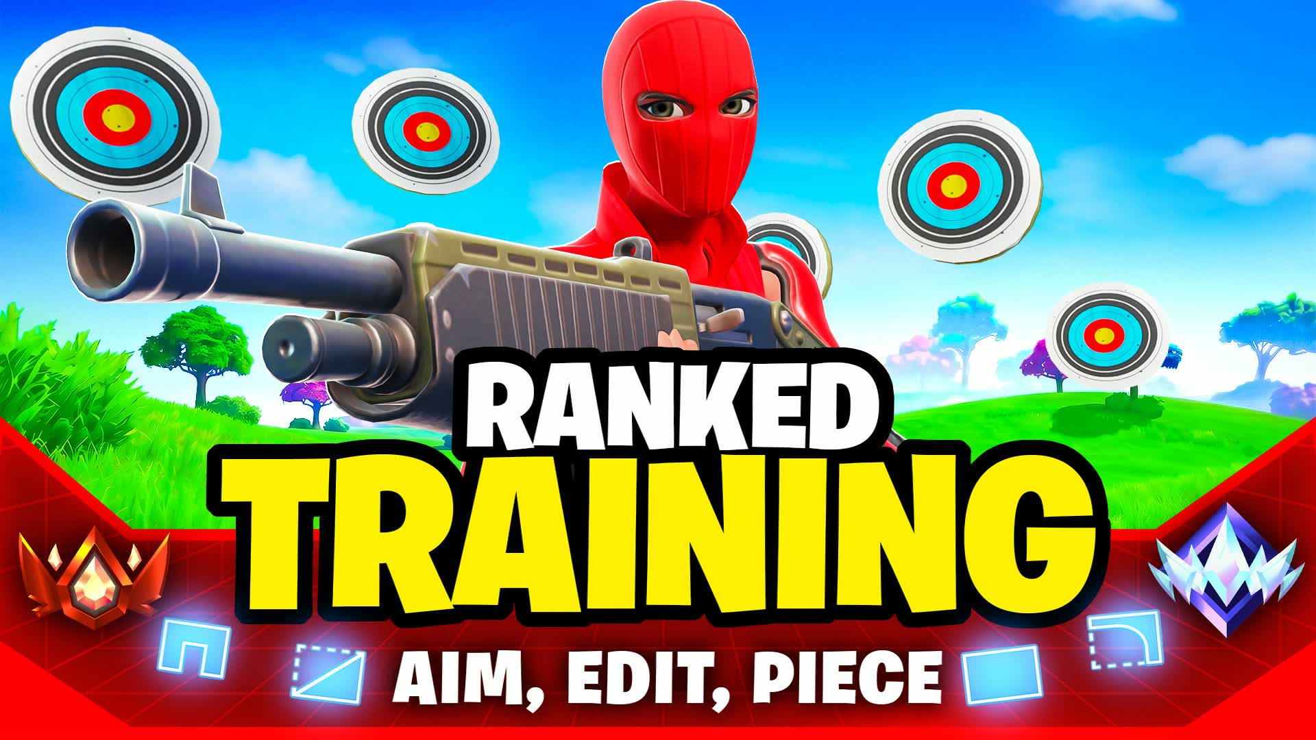 Aim Edit Piece & 1v1🎯 [Ranked Training]