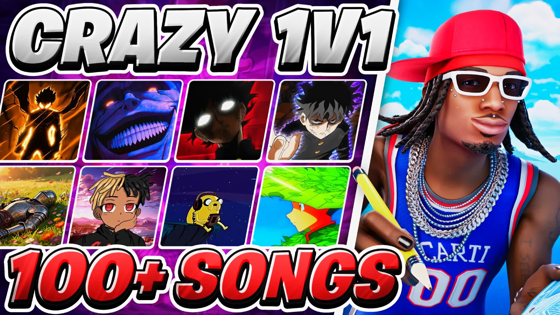 CRAZY 1V1 (100+ SONGS)