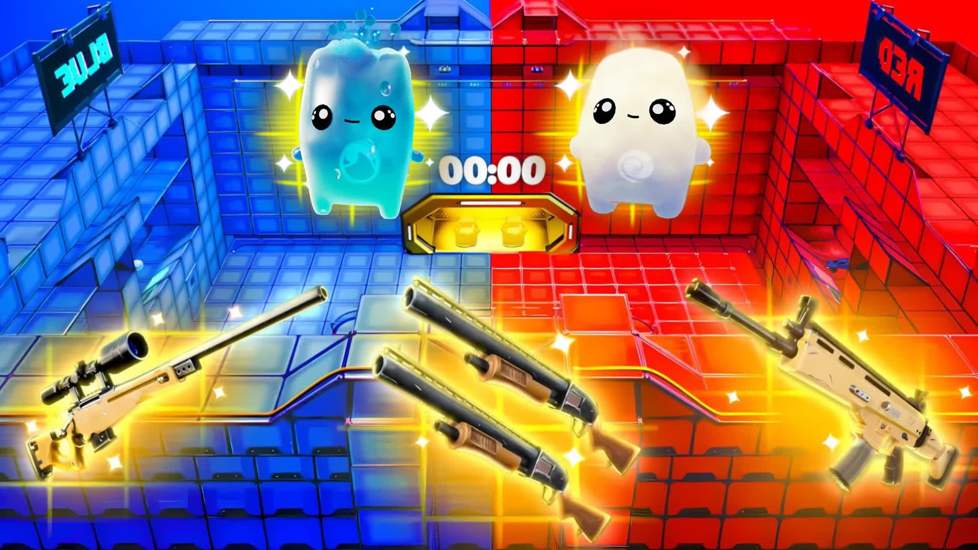 CRAZY RED VS BLUE 🔴🔵FIGHTING