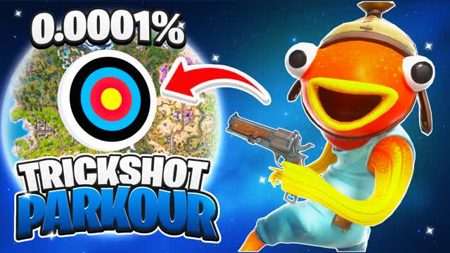 MEGA TRICKSHOT PARKOUR🎯60+ LEVELS