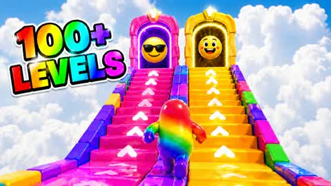 🌈EASY OBBY PARKOUR 100+