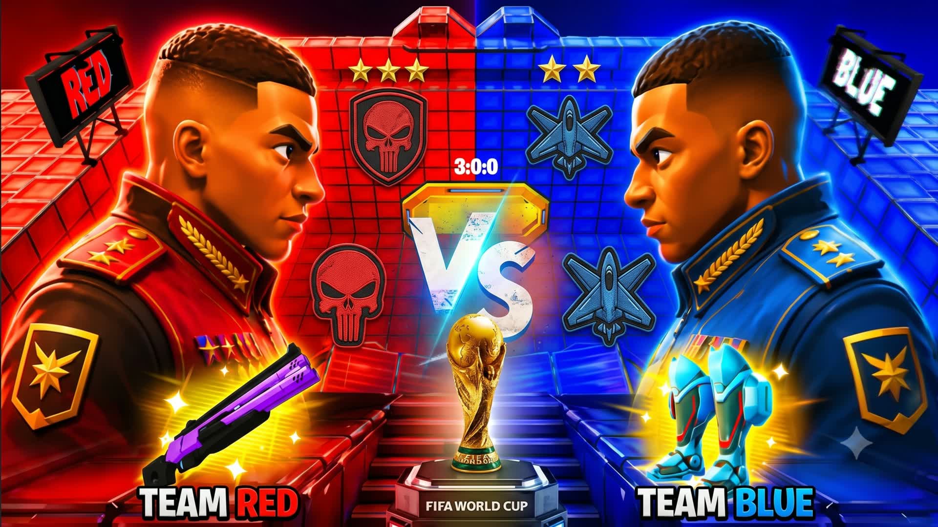 MBAPPE DICTATOR WORLD CUP RED VS BLUE