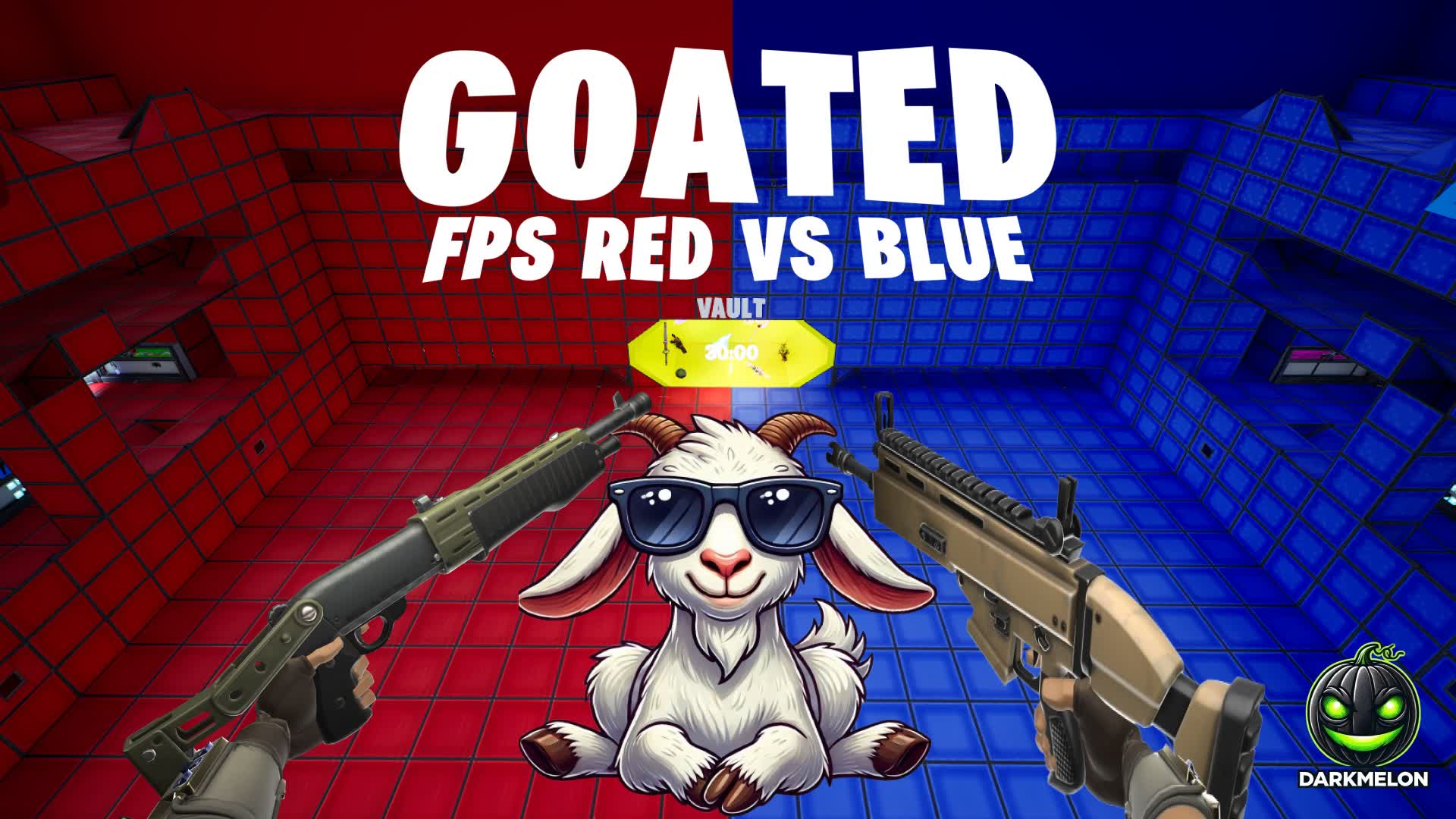 GOATED 🐐 FIRST PERSON RED VS BLUE🔴🔵
