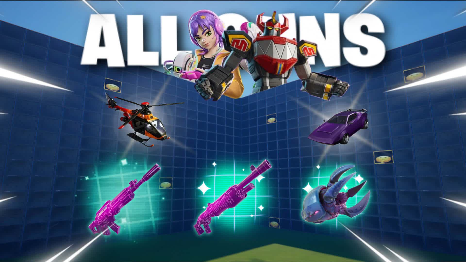 ALL GUNS & VEHICLES-1V1 FFA [すべての銃と車両}