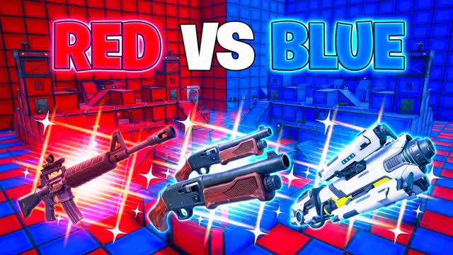 🔴All Weapons RED VS BLUE🔵