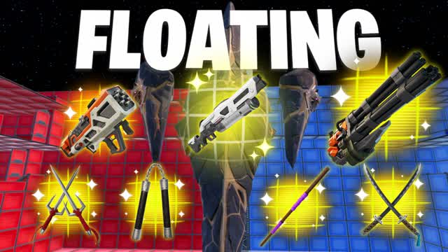 🔴THE FLOATING RED VS BLUE 🔵