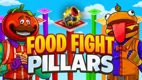 🍅 CRAZY FOOD FIGHT PILLARS 🍔